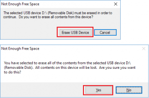 Windows 7 USB creation